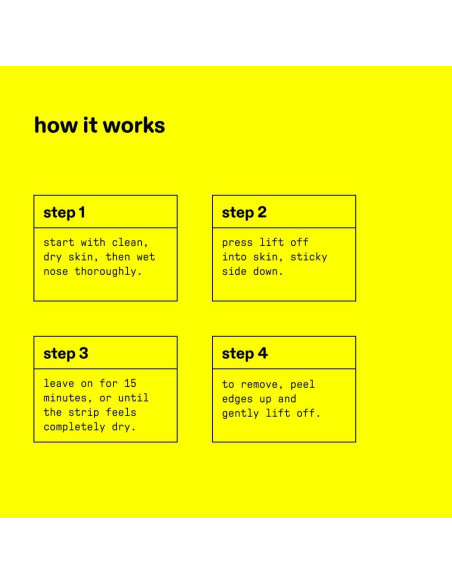 Tiras para Poros Starface Lift Off - 8 Unidades, Remueve Puntos Negros