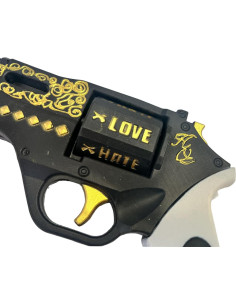 Pistola Amor/Odio LALAPORT 27.94 cm Cosplay Escuadrón Suicida 2