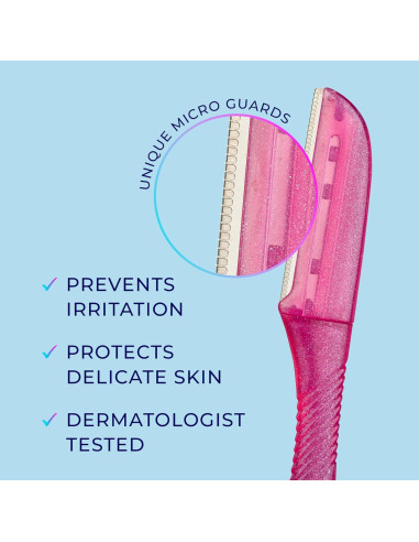 Afeitadora Facial Schick Hydro Silk Touch-Up 3 Piezas