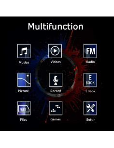 Reproductor MP3 Dyzeryk 16GB con Altavoz Integrado y Radio FM 2