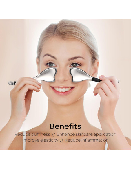 Herramientas Faciales Fabludo Gua Sha 3 en 1 Acero Inoxidable Herramientas Faciales Fabludo Gua Sha 3 en 1 Acero Inoxidable