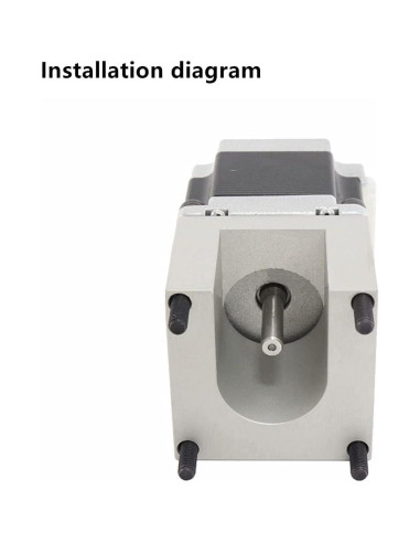 Soporte de Motor Paso a Paso Nema23 RATTMMOTOR de Aluminio