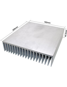 Disipador de Calor de Aluminio Jeteokar 200x182x44.5mm 2