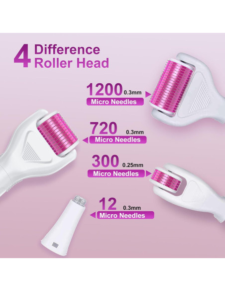 YaFex Derma Roller 6 en 1 - Microneedling 300 y 720 agujas YaFex Derma Roller 6 en 1 - Microneedling 300 y 720 agujas