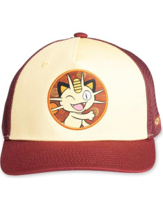 Gorra Snapback Meowth Pokémon Center - Unisex Adulto Rojo 2