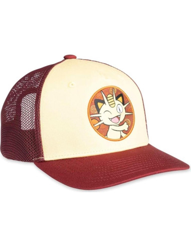 Gorra Snapback Meowth Pokémon Center - Unisex Adulto Rojo