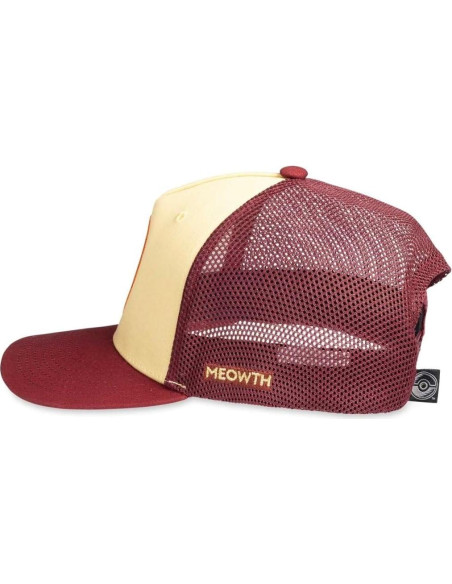 Gorra Snapback Meowth Pokémon Center - Unisex Adulto Rojo