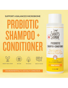 Champú y Acondicionador Probiotico para Gatos Skout's Honor 453g 2