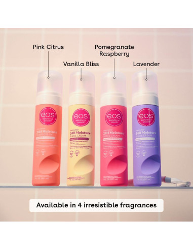 Crema de Afeitar para Mujeres eos Vainilla 396 g 2-Pack