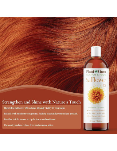 Aceite de Cártamo 59 ml Prensado en Frío 100% Puro Natural