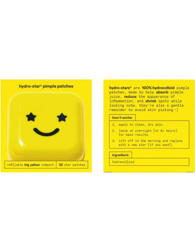 Parche Hidrocoloide Starface Hydro-Stars 32 Unidades