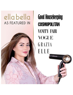 Secador de Cabello Profesional Iónico Ella Bella Plegable 1.22kg 2