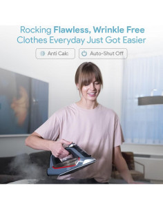 Plancha de Vapor Bartnelli BPI-8020RD 1700W Cerámica Roja 2