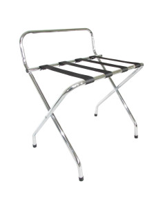 Soporte de Equipaje Plegable USTech Cromo 1 Nivel 2.86 kg