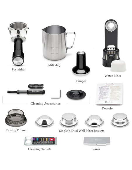 Máquina de Espresso Breville Barista Pro BES878BTR, 1.98L