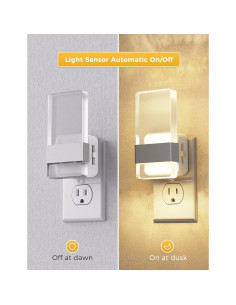 Luz Nocturna LED LOHAS 2 Paquete Regulable 100 Lúmenes 2