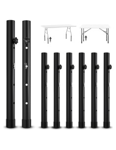 Extensores de Pierna de Mesa YUEYIN - 8 Paquetes Ajustables 9.1-33 cm