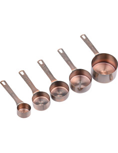 Juego de Tazas y Cucharas Medidoras Smithcraft 11 Piezas Acero Inoxidable 2