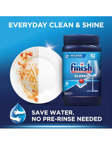 Detergente para Lavavajillas Finish Clásico 84 Tabletas 1.7kg