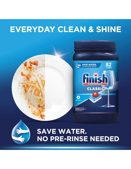 Detergente para Lavavajillas Finish Clásico 84 Tabletas 1.7kg