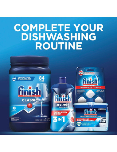 Detergente para Lavavajillas Finish Clásico 84 Tabletas 1.7kg