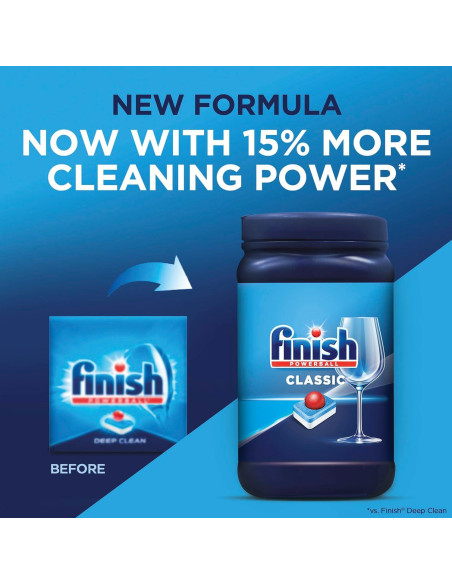 Detergente para Lavavajillas Finish Clásico 84 Tabletas 1.7kg