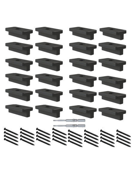 1000 Sujetadores Ocultos de Nylon Ineyger para Decks Compuestos