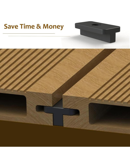 1000 Sujetadores Ocultos de Nylon Ineyger para Decks Compuestos