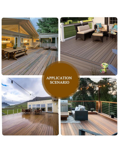 1000 Sujetadores Ocultos de Nylon Ineyger para Decks Compuestos