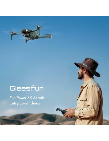 Drone Gleesfun G11MINI 4K con Cámara 8K y GPS - 246g