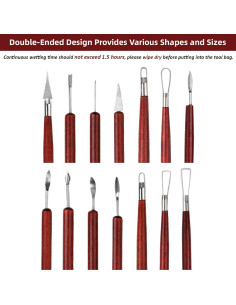 Kit de Escultura en Arcilla Blisstime 18 Piezas con Bolsa 2