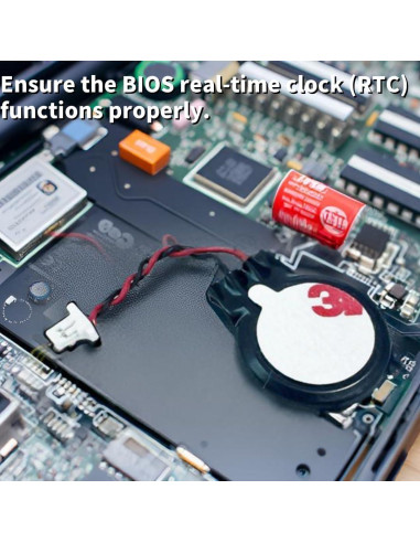 Batería CMOS CR2032 HSSDTECH para HP y Dell - 1 pieza