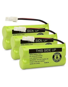 Batería Inalámbrica QTKJ BT183342 400mAh Paquete de 3