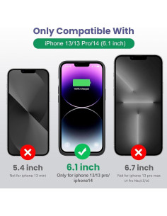 Funda de Batería Feob 7500mAh para iPhone 13/13 Pro/14 - Negro 2