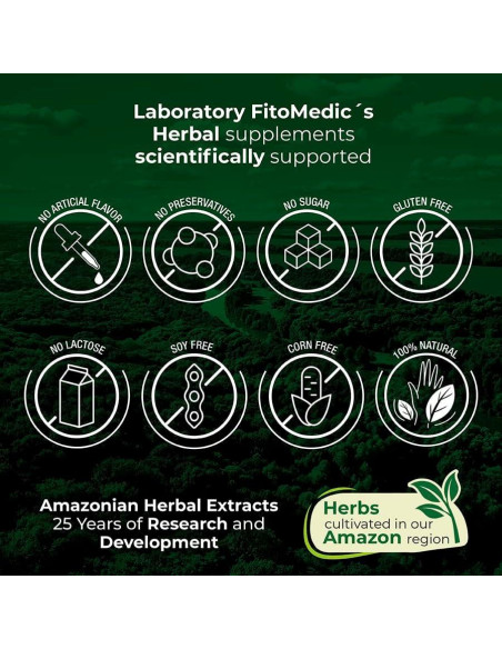 Suplemento Herbal FITO MEDIC'S Escoba de Carnicero 120 Cápsulas