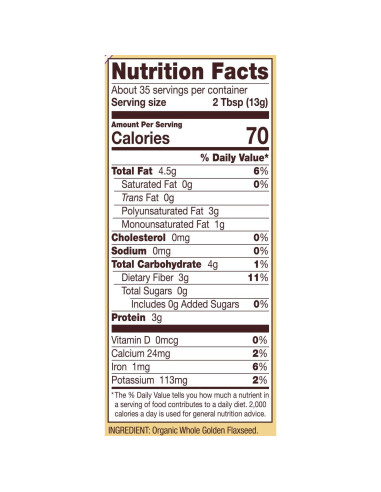 Harina de Semilla de Linaza Dorada Bob's Red Mill 907g