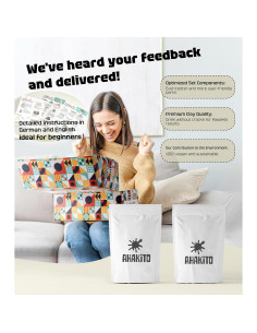 Kit de Arcilla Secada al Aire Ahakito - 3 bolsas 0,5 kg 2