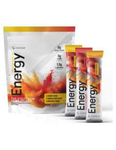 Mezcla Energética CorVive - Suplemento Natural Sin Azúcar, 120mg Cafeína