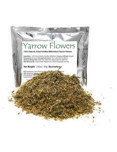 Té de Flores de Milenrama 30g - 100% Natural - Fluxias