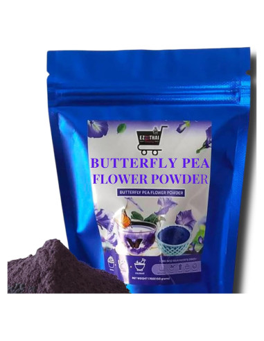 Polvo de Flor de Guisante Mariposa EZ THAI 50g - Colorante Natural