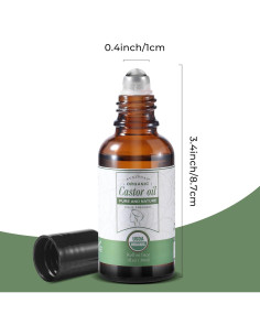 Aceite de Ricino Pexihoap Roll On 29ml Orgánico para Piel y Cabello 2