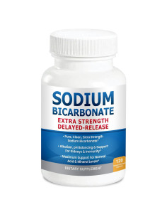Cápsulas de Bicarbonato de Sodio Orgánico 1300mg - 120 Tabletas