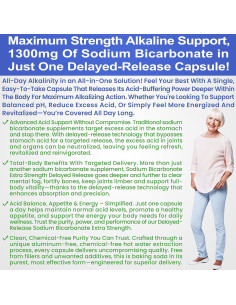 Cápsulas de Bicarbonato de Sodio Orgánico 1300mg - 120 Tabletas 2