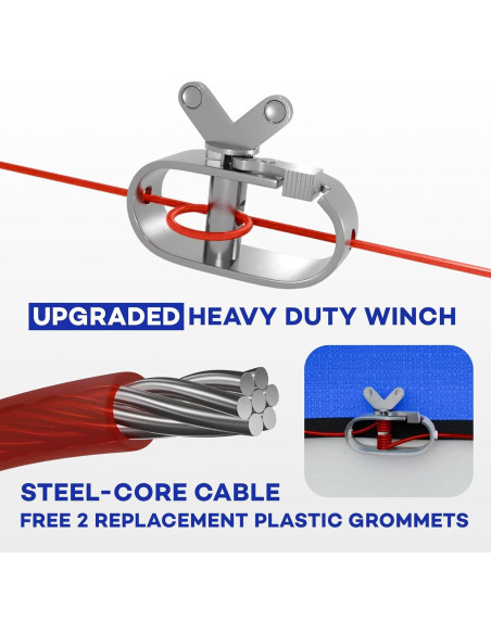 Cubierta de piscina redonda JTW 18 pies (5.49 m) azul 500D