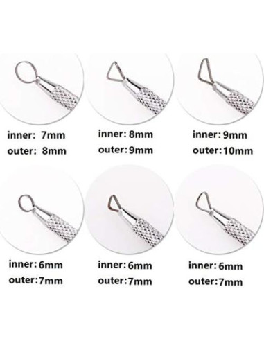 Juego de Herramientas de Escultura en Arcilla Zuoyou 6 Pcs