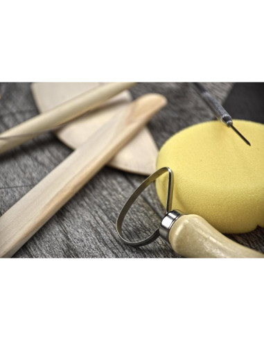 Juego de Herramientas de Cerámica SE 8 Piezas para Principiantes