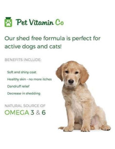 Galletas Blandas Omega 3 Pet Vitamin Co - Aceite de Krill 60 Unidades 2