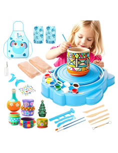 Rueda de Alfarería xiaohuixing para Niños con Arcilla y Pinturas