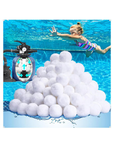 Bolas de Filtro Reutilizables QwayHome 2.1 kg para Piscina