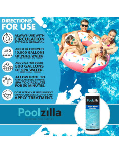 Super Clarificador de Agua Poolzilla 0.95L para Piscinas 2